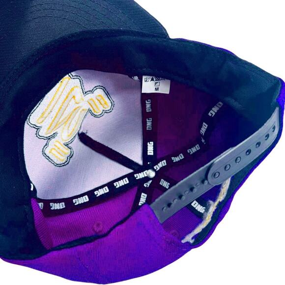 Electrobase Snapback Hat Purple Black Graffiti Style Cap Kids/Youth Size M - Picture 3 of 4